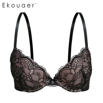 Ekouaer Fashion Women Sexy Bra Lace Bra Push Up Bras Padded Soft Underwear Ladies Women Brassiere Lingerie Large Cup Bras
Ekouaer Fashion Women Sexy Bra Lace Bra Push Up Bras Padded Soft Underwear Ladies Women Brassiere Lingerie Large Cup Bras