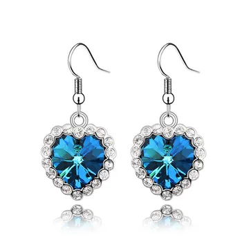 Free Shipping & Classic Love "Titanic" Colorful Heart Heart of Ocean Earrings Wholesale
Free Shipping & Classic Love "Titanic" Colorful Heart Heart of Ocean Earrings Wholesale