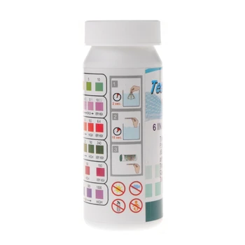 50 Water Test Strip 6 in 1 Pool Spa pH Chlorine Alkalinity Bromine Hardness Acid Tools
50 Water Test Strip 6 in 1 Pool Spa pH Chlorine Alkalinity Bromine Hardness Acid Tools