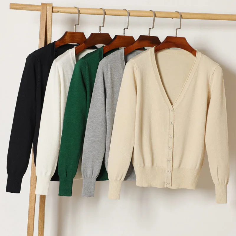 S-5XL 6XL Knitted Cardigan Womens Fall 2019 Long Sleeve V Neck Single Breasted Thin Ribbed Cardigans Coat
S-5XL 6XL Knitted Cardigan Womens Fall 2019 Long Sleeve V Neck Single Breasted Thin Ribbed Cardigans Coat