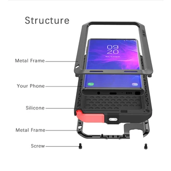 Love Mei Metal Case For Samsung Galaxy S8 S9 Plus Note 8 Note 9 Shockproof Phone Cover Full Body Rugged Anti-Fall Armor Case
Love Mei Metal Case For Samsung Galaxy S8 S9 Plus Note 8 Note 9 Shockproof Phone Cover Full Body Rugged Anti-Fall Armor Case