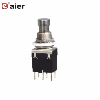 2PCS Push Button Switches 6 Pins Double Pole DPDT ON/ON 12MM Latching Foot Switch Guitar Effect Stomp Pedal With PCB Terminal
2PCS Push Button Switches 6 Pins Double Pole DPDT ON/ON 12MM Latching Foot Switch Guitar Effect Stomp Pedal With PCB Terminal