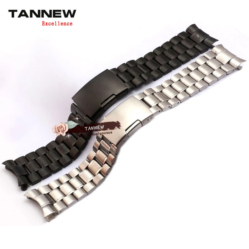 Curved End wristband For Casio Seiko Watch Band 18mm 20mm 22mm 24mm Stainless Steel Solid Links Strap Bracelet black Silver
Curved End wristband For Casio Seiko Watch Band 18mm 20mm 22mm 24mm Stainless Steel Solid Links Strap Bracelet black Silver