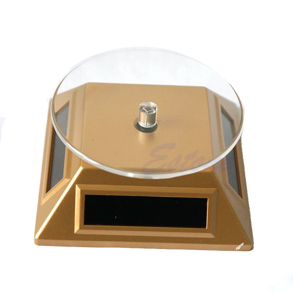 Drop&Wholesale 360 Rotating Turn Table Plate Solar Power For Watch Phone Jewelry Display Stand APR28
Drop&Wholesale 360 Rotating Turn Table Plate Solar Power For Watch Phone Jewelry Display Stand APR28