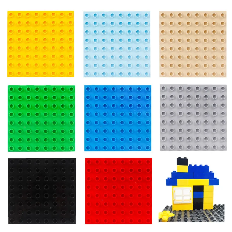 Single Sales Accessories Building Blocks Big Size Play Bricks Plates Compatible with L Brand Duploed Parts Toys For Children
Single Sales Accessories Building Blocks Big Size Play Bricks Plates Compatible with L Brand Duploed Parts Toys For Children