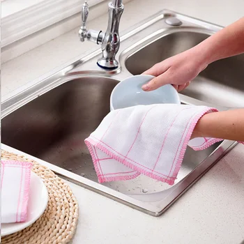 5PCS Cotton Gauze Cleaning Cloth Rag Absorbent Washing Windows Kitchen Towel Dishcloth Towels Multi-purpose Cloth
5PCS Cotton Gauze Cleaning Cloth Rag Absorbent Washing Windows Kitchen Towel Dishcloth Towels Multi-purpose Cloth
