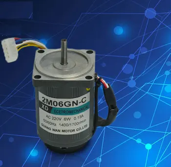 AC 220V 6W 1400RPM 60 * 60 * 75MM 2M06GN-CG AC gear motor adjustable speed reversing / DIY accessories
AC 220V 6W 1400RPM 60 * 60 * 75MM 2M06GN-CG AC gear motor adjustable speed reversing / DIY accessories