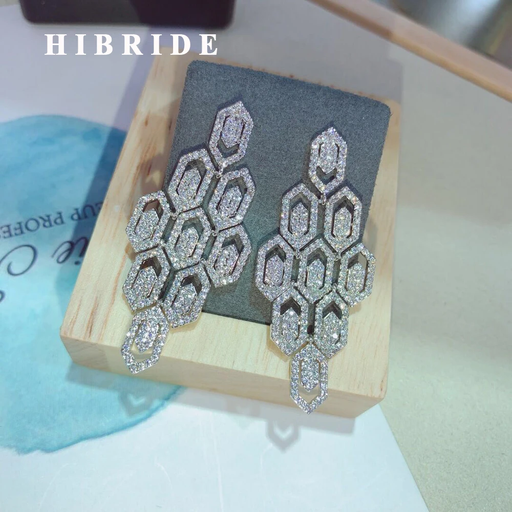 HIBRIDE Lady's Fashion Big Crystal Stud Earring AAA Cubic Zirconia Statement Earring Women Weeding Jewelry Vintage Earring E-487
HIBRIDE Lady's Fashion Big Crystal Stud Earring AAA Cubic Zirconia Statement Earring Women Weeding Jewelry Vintage Earring E-487