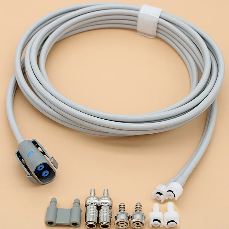 107365 NIBP blood pressure cuff air hose and connector for GE-Marquette Dinamap MPS/PRO/Compact monitor,TPU extension dual tube
107365 NIBP blood pressure cuff air hose and connector for GE-Marquette Dinamap MPS/PRO/Compact monitor,TPU extension dual tube