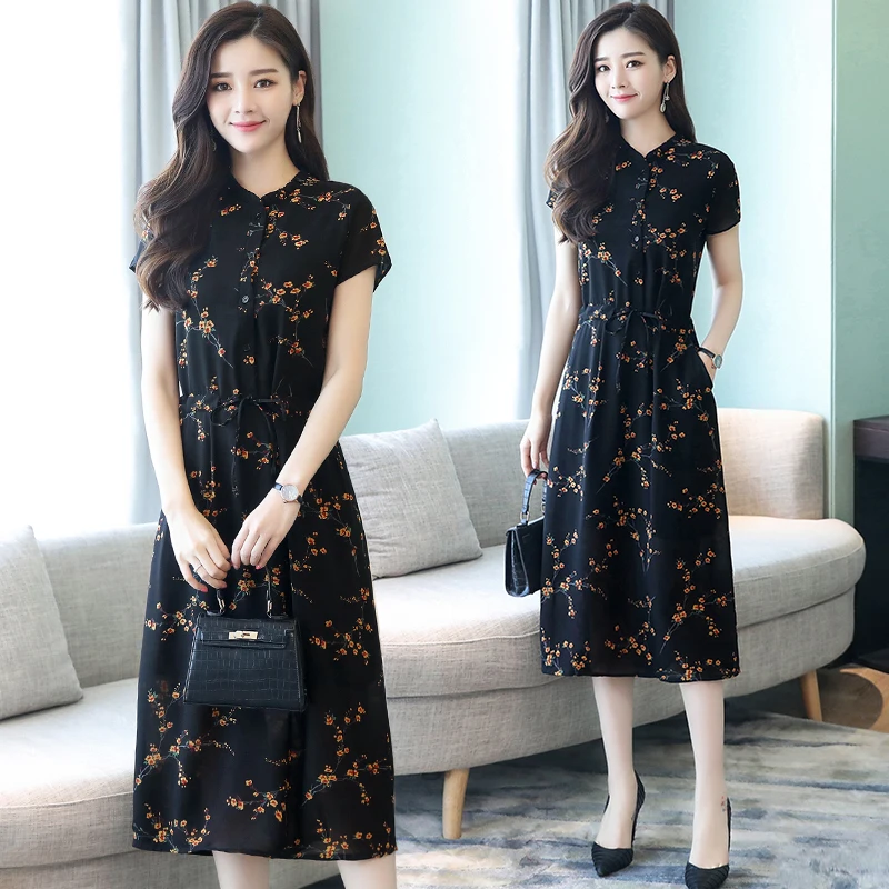 summer style newest casual elegant sexy lady short sleeve vintage floral print chiffon dress women boho long beach dress S-3XL
summer style newest casual elegant sexy lady short sleeve vintage floral print chiffon dress women boho long beach dress S-3XL