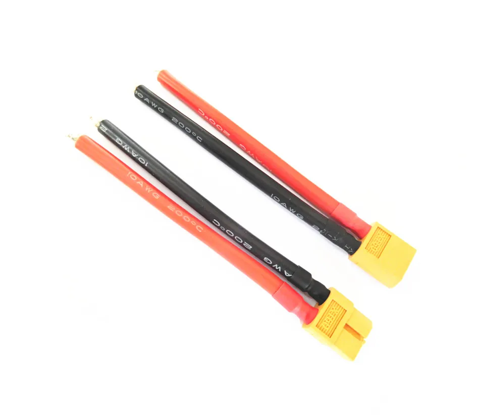 XT60 Pigtail Cable Male Female Connector with Silicon Wire 10AWG 10CM for RC Hobby Battery FPV
XT60 Pigtail Cable Male Female Connector with Silicon Wire 10AWG 10CM for RC Hobby Battery FPV
