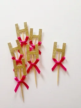 Custom letter initials glitter birthday cupcake Toppers baby bridal shower wedding party cake decorations food picks decorations
Custom letter initials glitter birthday cupcake Toppers baby bridal shower wedding party cake decorations food picks decorations