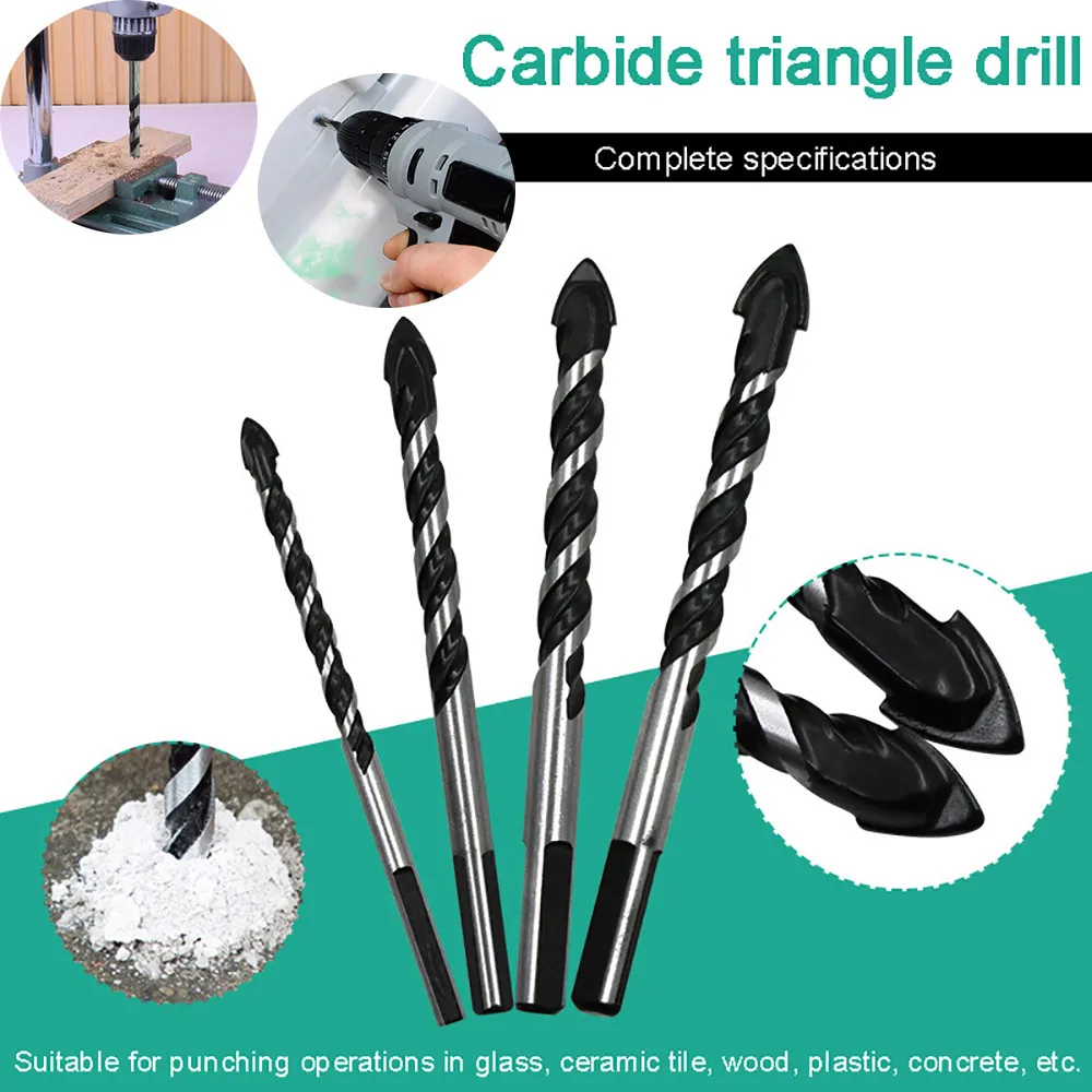 New Carbide Multi Functio Triangular Drill Bits Hole Openers For Ceramic Drilling glass Concrete Household gadget woodworking
New Carbide Multi Functio Triangular Drill Bits Hole Openers For Ceramic Drilling glass Concrete Household gadget woodworking