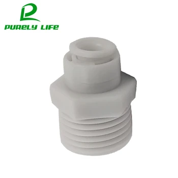No buckle Water purifier water Threaded joints/ connector,1/2" External thread to 1/4" pipe,Water purifier accessories fast join
No buckle Water purifier water Threaded joints/ connector,1/2" External thread to 1/4" pipe,Water purifier accessories fast join