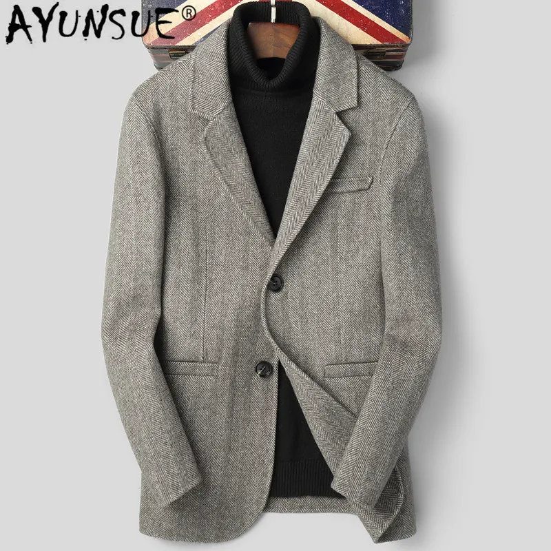 AYUNSUE 2019 Wool Coat Men Double-sided Autumn Jacket Mens Overcoat Coats and Jackets Blazer Abrigo Hombre LSY088197 KJ2250
AYUNSUE 2019 Wool Coat Men Double-sided Autumn Jacket Mens Overcoat Coats and Jackets Blazer Abrigo Hombre LSY088197 KJ2250