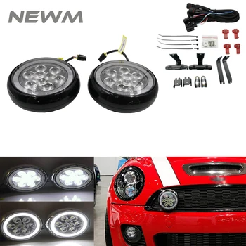 Daytime Running Light Fog Lights For MINI Cooper R50 R52 R53 White Chrome Shell LED Rally Driving position Lights front bumper
Daytime Running Light Fog Lights For MINI Cooper R50 R52 R53 White Chrome Shell LED Rally Driving position Lights front bumper