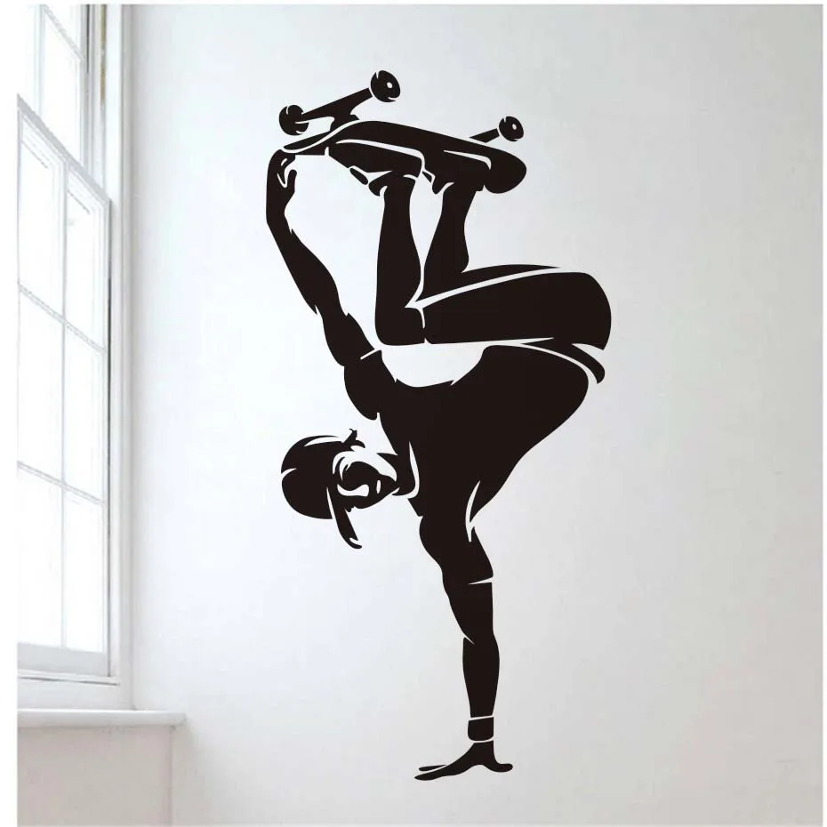 Teenagers Playing Skate Wall Decals Skateboard Living Room Kids Teens Room Wall Sticker Home Decor Adhesive Vinyl Wall Art Mural
Teenagers Playing Skate Wall Decals Skateboard Living Room Kids Teens Room Wall Sticker Home Decor Adhesive Vinyl Wall Art Mural