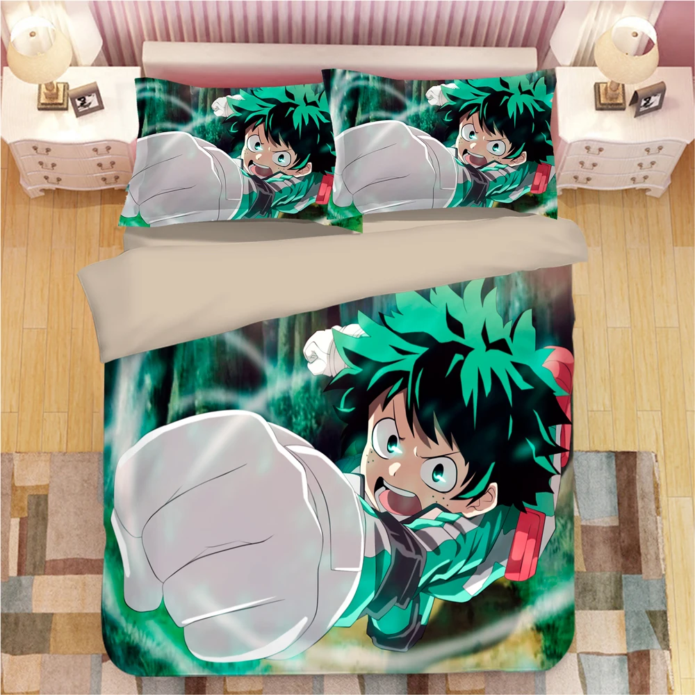 Anime My Hero Academia Duvet Cover Set 3D Bedding Sets Luxury Cartoon Bed Set Include Duvet Cover and 2pc pillow covers
Anime My Hero Academia Duvet Cover Set 3D Bedding Sets Luxury Cartoon Bed Set Include Duvet Cover and 2pc pillow covers