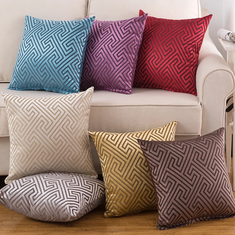 Geometric Pillow Cover Chenille Flocking Cushion Cover Grey Beige Home Decor Pillow Case Decorative Throw pillows 45X45/55X55CM
Geometric Pillow Cover Chenille Flocking Cushion Cover Grey Beige Home Decor Pillow Case Decorative Throw pillows 45X45/55X55CM