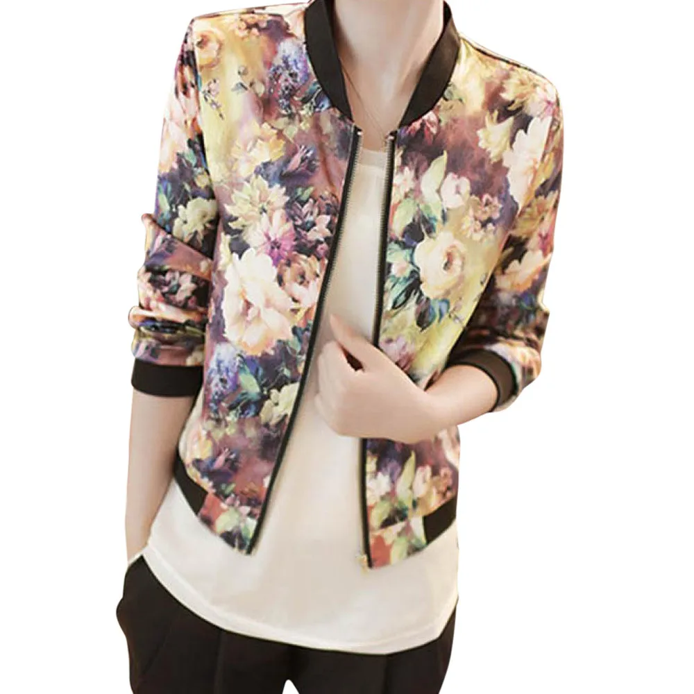 JAYCOSIN Floral Spring Women Bomber Jacket Plus Size Short Female Coat Zipper Chaqueta Outwear Long Sleeve Women's Jackets Z712
JAYCOSIN Floral Spring Women Bomber Jacket Plus Size Short Female Coat Zipper Chaqueta Outwear Long Sleeve Women's Jackets Z712