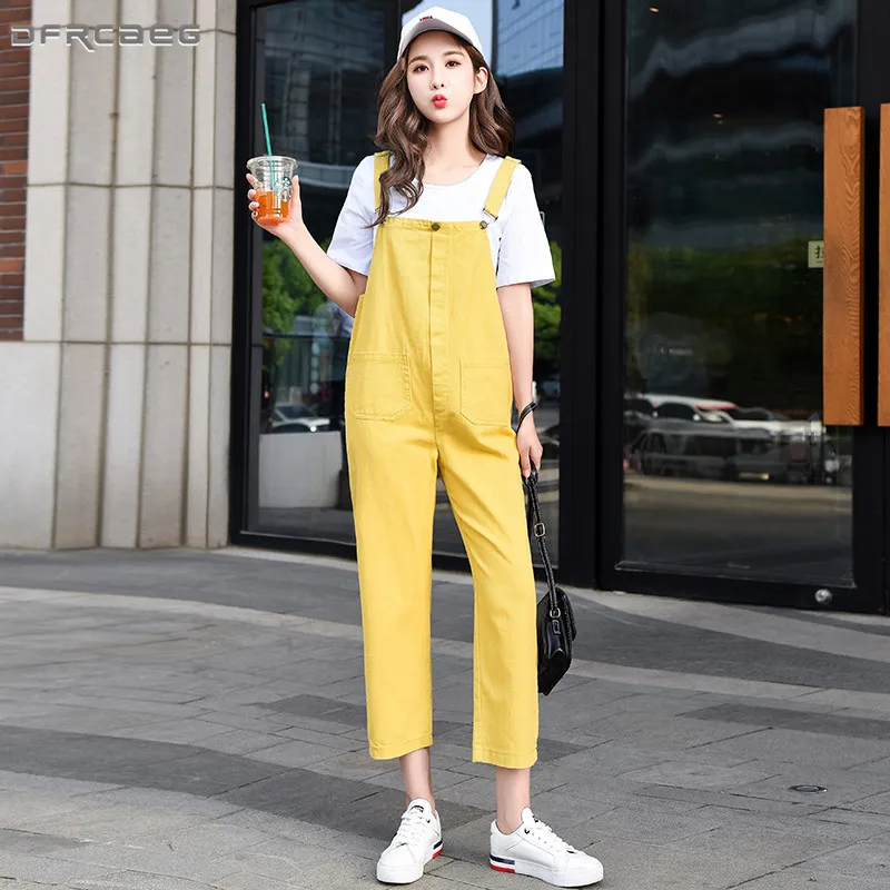 Candy Color Women Denim Pants Jumpsuits 2018 Spring Autumn Fashion Loose Suspenders Overalls Casual Jeans Rompers Female
Candy Color Women Denim Pants Jumpsuits 2018 Spring Autumn Fashion Loose Suspenders Overalls Casual Jeans Rompers Female