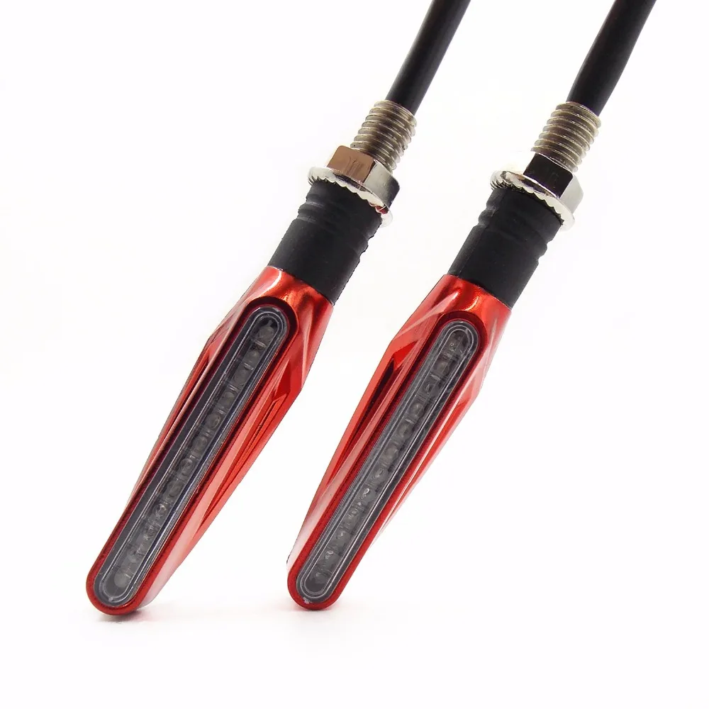 A Pair Fashion Style Shell Universal Motorcycle 12 LED Light Turn Signal Indicator taillight Cornering lights Flexible Winker
A Pair Fashion Style Shell Universal Motorcycle 12 LED Light Turn Signal Indicator taillight Cornering lights Flexible Winker