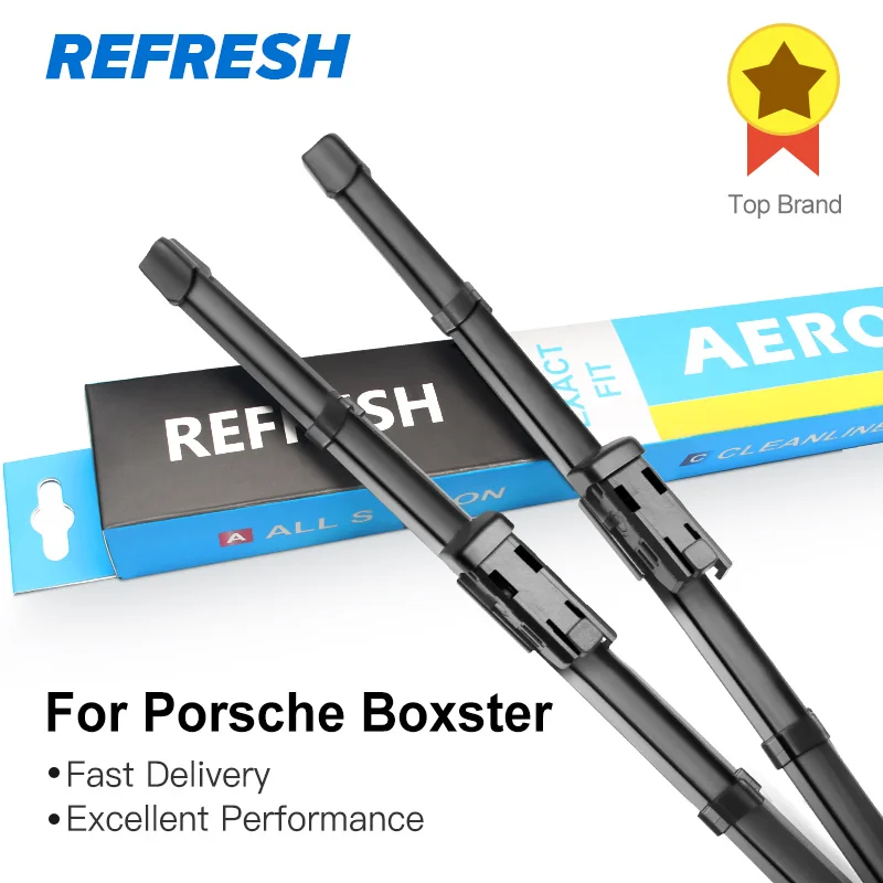 REFRESH Wiper Blades for Porsche Boxster 981 Fit Push Button Arms 2012 2013 2014 2015 2016
REFRESH Wiper Blades for Porsche Boxster 981 Fit Push Button Arms 2012 2013 2014 2015 2016
