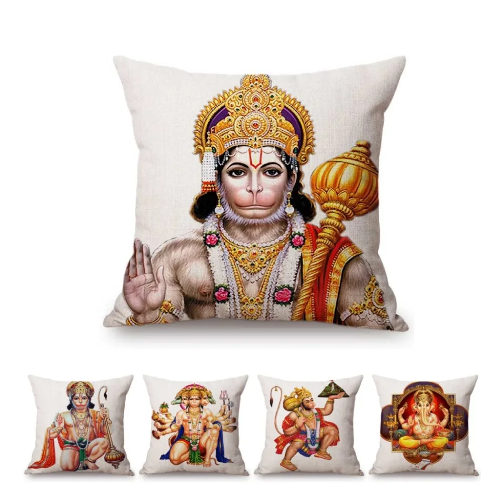 Lord Hanuman Garnesh Indian Buddhist Fortunate God Home Decorative Sofa Throw Pillow Case Buddhism Art Decoration Cushion Cover
Lord Hanuman Garnesh Indian Buddhist Fortunate God Home Decorative Sofa Throw Pillow Case Buddhism Art Decoration Cushion Cover