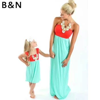 B&N Color Blocking Family Matching Tube Dress Summer Cloth Mother(S-XXL) Daughter(3-7T) Sleeveless Holiday Wear Family Look
B&N Color Blocking Family Matching Tube Dress Summer Cloth Mother(S-XXL) Daughter(3-7T) Sleeveless Holiday Wear Family Look