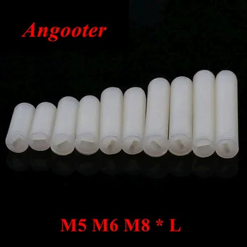 50pcs 25pcs M5 M6 M8 Nylon Slotted Set Screws, Plastic Headless nylon Grub Set Screw Screws Length 8mm to 40mm
50pcs 25pcs M5 M6 M8 Nylon Slotted Set Screws, Plastic Headless nylon Grub Set Screw Screws Length 8mm to 40mm