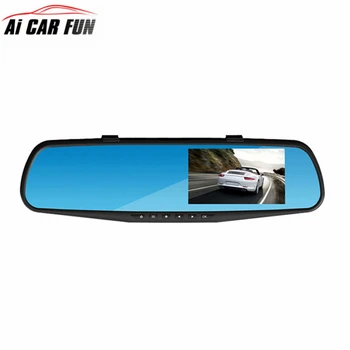 

RM-LC2010 DVR Full HD 1080P 4.3 inch 6lens Rearview Mirror 3 Functions in 1 Rearview Mirror + Front Camera DVR + Rearview Camera