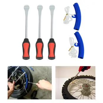 Dragonpad Tire Lever Tool Spoon + Wheel Rim Protectors Tool Kit for Motorcycle Bike Tire Changing Removing Car Accessories
Dragonpad Tire Lever Tool Spoon + Wheel Rim Protectors Tool Kit for Motorcycle Bike Tire Changing Removing Car Accessories