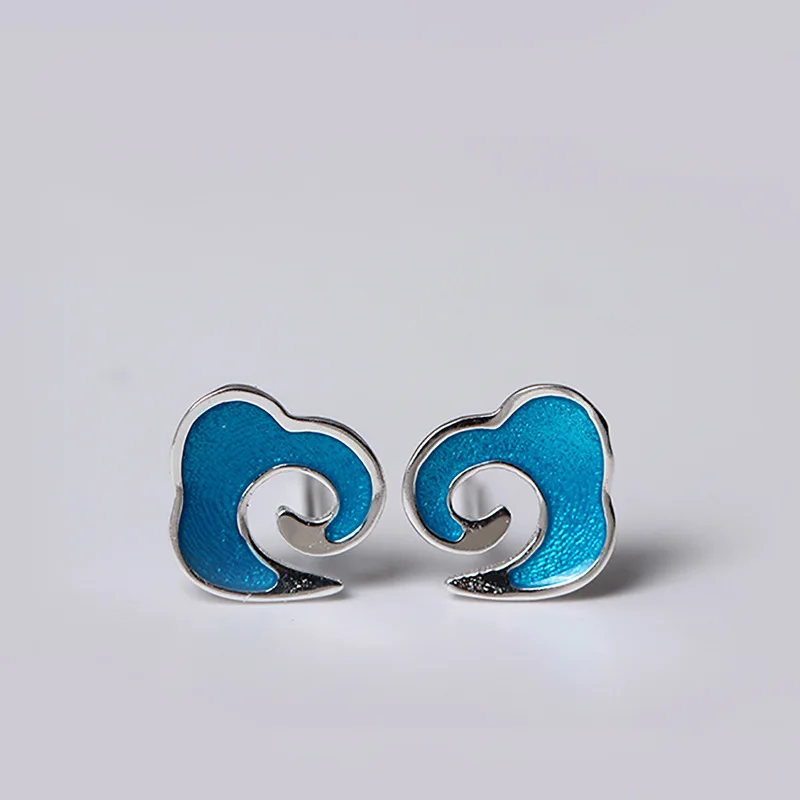 cloud Enamel earring 100% 925 Sterling silver Jewelry fashion Hypoallergenic Stud earrings for women gift
cloud Enamel earring 100% 925 Sterling silver Jewelry fashion Hypoallergenic Stud earrings for women gift