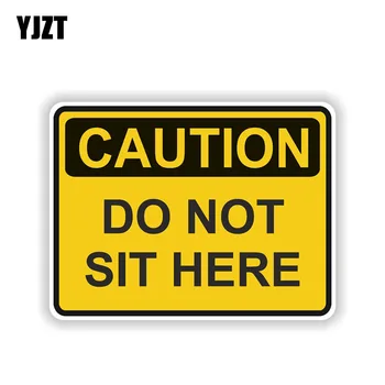 YJZT 14.4CM*10.8CM Car Styling Do Not Sit Here Motorcycle Car Sticker Warning Decal 6-1953
YJZT 14.4CM*10.8CM Car Styling Do Not Sit Here Motorcycle Car Sticker Warning Decal 6-1953
