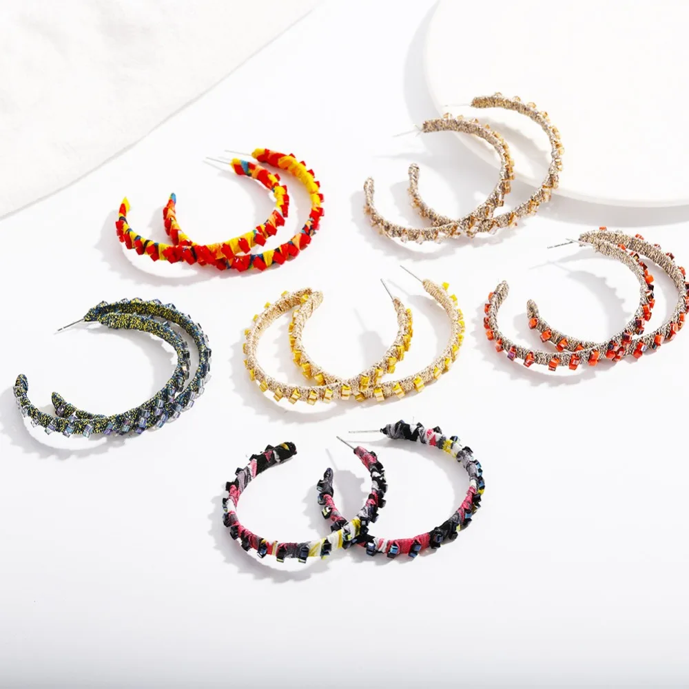 Miwens 2019 6 Colors Boho Small Fresh Style Crystal Hoop Earring Women Ethnic Cotton Material Drop Earring Wholesale Jewelry 403
Miwens 2019 6 Colors Boho Small Fresh Style Crystal Hoop Earring Women Ethnic Cotton Material Drop Earring Wholesale Jewelry 403