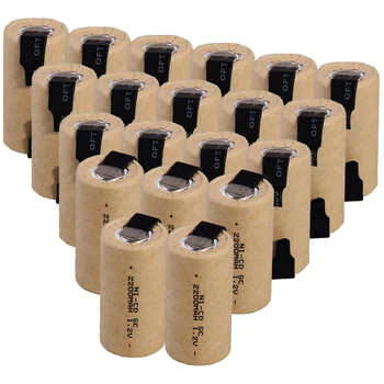 20 pcs SC battery 4.25cm*2.2cm 2200mah 1.2V NICD SUBC batteries real capacity fast delivery to RUSSIA SPAIN FRANCE UK US
20 pcs SC battery 4.25cm*2.2cm 2200mah 1.2V NICD SUBC batteries real capacity fast delivery to RUSSIA SPAIN FRANCE UK US