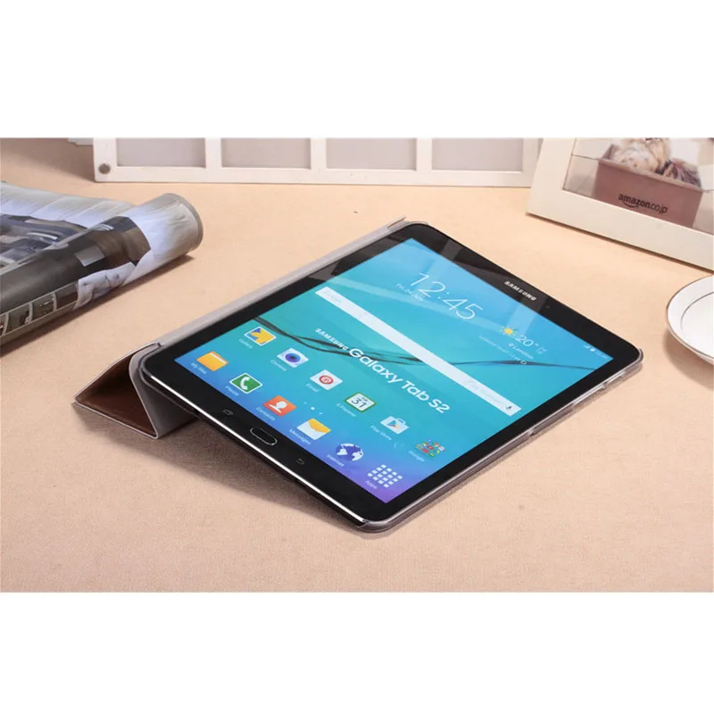 Чехол для планшета Samsung Galaxy Tab S2 9 7 дюймов SM T810 T815 T815C подставка откидная Кожа PU