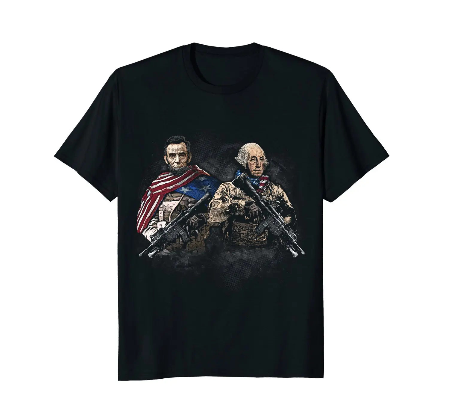 2019 Fashion Summer Style Presidential Soldiers: Abraham Lincoln and George Washington Tee shirt
2019 Fashion Summer Style Presidential Soldiers: Abraham Lincoln and George Washington Tee shirt