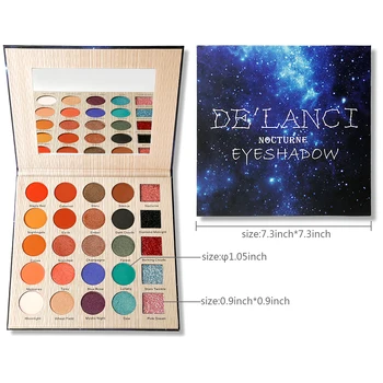 Eyeshadow Pallete Professional 25 Colors Make up Palette Matte Shimmer Glitter Pigmented Marble Eye Shadow Powder
Eyeshadow Pallete Professional 25 Colors Make up Palette Matte Shimmer Glitter Pigmented Marble Eye Shadow Powder