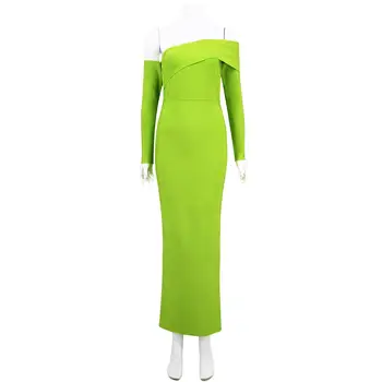 Fashion Sexy Autumn Green Bandage Dress 2019 Elegant Long Sleeve Ankle-Length Bodycon Designer Party Dress
Fashion Sexy Autumn Green Bandage Dress 2019 Elegant Long Sleeve Ankle-Length Bodycon Designer Party Dress
