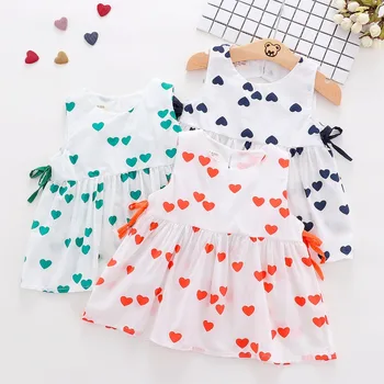 2019 Summer Cotton Infant Baby Sleeveless Loving Heart Print Bow Cute Sundress Princess Party Kids Girls Tutu Dress vestidos
2019 Summer Cotton Infant Baby Sleeveless Loving Heart Print Bow Cute Sundress Princess Party Kids Girls Tutu Dress vestidos