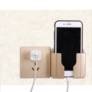 Adhesive Wall Mount Phone Holder Stand Practical Home Plug Socket Charge Holder Rack Bathroom Rack Organizer
Adhesive Wall Mount Phone Holder Stand Practical Home Plug Socket Charge Holder Rack Bathroom Rack Organizer