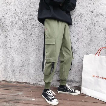 Ribbions Slim Fit Cargo Pants Men Streetwear Black Chic Japanese Fashion Khakis Men's Pants Vintage Mens Trouser Jogger LC752
Ribbions Slim Fit Cargo Pants Men Streetwear Black Chic Japanese Fashion Khakis Men's Pants Vintage Mens Trouser Jogger LC752