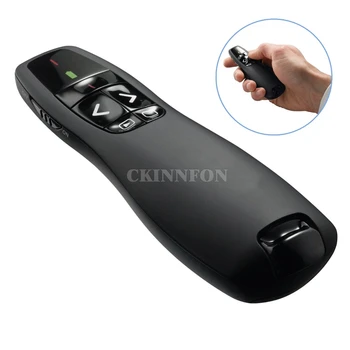 100Pcs/Lot R400 2.4Ghz USB Wireless Presenter Laser Pointer PPT Remote Control for Powerpoint Presentation (Color: Black)
100Pcs/Lot R400 2.4Ghz USB Wireless Presenter Laser Pointer PPT Remote Control for Powerpoint Presentation (Color: Black)