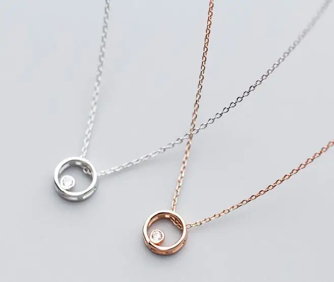 1PC 100% REAL. 925 Sterling Silver FINE Jewelry geometric white zirconia Into the Lucky Circle Pendant Necklace GTLx1694
1PC 100% REAL. 925 Sterling Silver FINE Jewelry geometric white zirconia Into the Lucky Circle Pendant Necklace GTLx1694