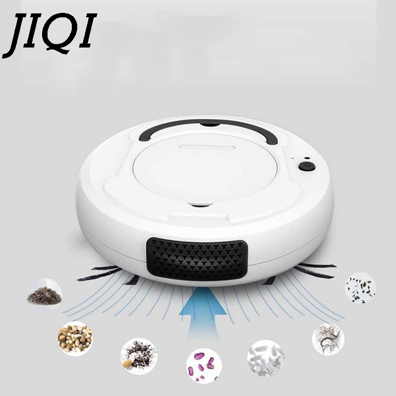 JIQI Automatic Vacuum Cleaner Robot Wireless Electric Rechargeable Sweep&Wet Mop Sweeper Brush Dust Collector Catcher Aspirator
JIQI Automatic Vacuum Cleaner Robot Wireless Electric Rechargeable Sweep&Wet Mop Sweeper Brush Dust Collector Catcher Aspirator