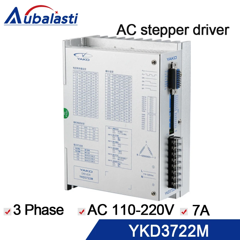 3 phase stepper motor driver YKD3722M AC 110-220V 7A motor driver stepper driver for cnc router engraver and cutting machine
3 phase stepper motor driver YKD3722M AC 110-220V 7A motor driver stepper driver for cnc router engraver and cutting machine