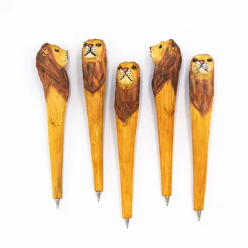 Coloffice Handmade Creative Wood Carving Forest king of beasts lions Ballpoint pen Office Stationery School Writing Supplies
Coloffice Handmade Creative Wood Carving Forest king of beasts lions Ballpoint pen Office Stationery School Writing Supplies