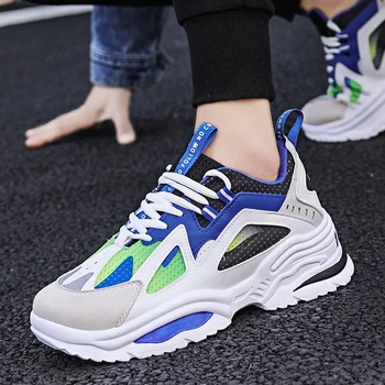 Men's Casual Shoes 2019 Spring White Platform Sneakers Male Breathable Lace-up Outdoor Walking Trendy Footwear Zapatos De Hombre
Men's Casual Shoes 2019 Spring White Platform Sneakers Male Breathable Lace-up Outdoor Walking Trendy Footwear Zapatos De Hombre