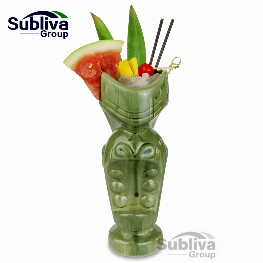 Tiki Mug Cocktail Cup Beer Wine Mug Ceramic Tiki Mugs Art Crafts Creative Hawaii Mugs 650ml
Tiki Mug Cocktail Cup Beer Wine Mug Ceramic Tiki Mugs Art Crafts Creative Hawaii Mugs 650ml